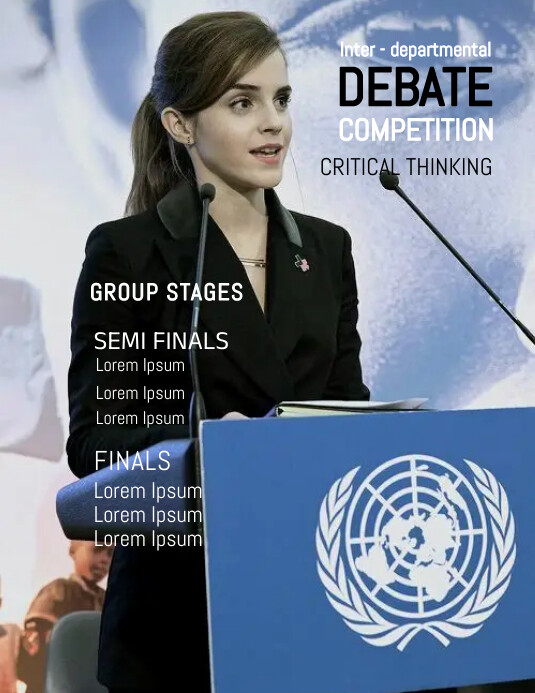 Debate Post Layout DEBATE FLYER DESIGN Template | PosterMyWall