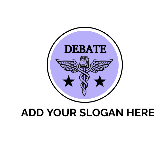 Debating Badge Debate logo, logo design Template | PosterMyWall