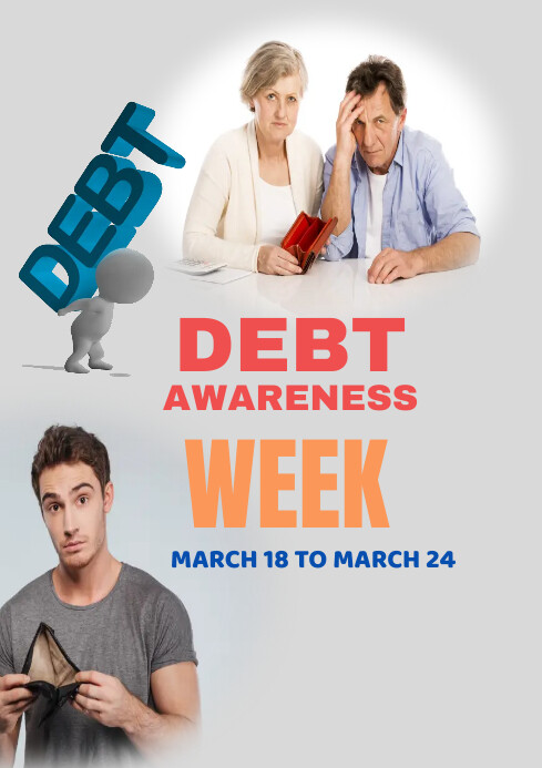 Debt awareness week A1 template
