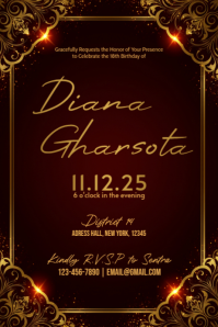 Debut Invitation Card Template | PosterMyWall