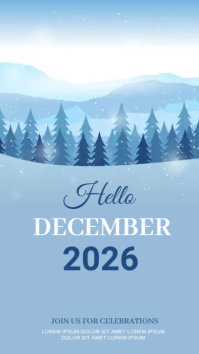 December, 2024,event Instagram Story template