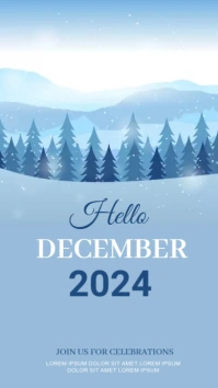 December, 2024,event Instagram Story template