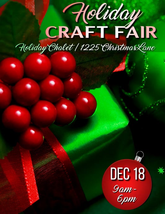 Copy of December Calendar of Events PosterMyWall