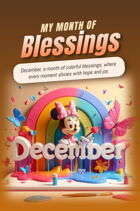 Plantilla de December | PosterMyWall