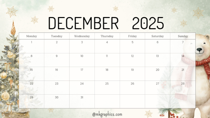December Support Template December Template | PosterMyWall
