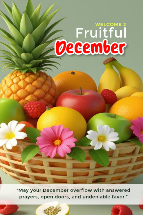Simple December Design DECEMBER Template | PosterMyWall