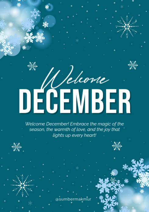 december Template | PosterMyWall