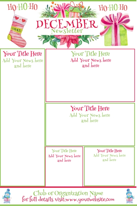 Copy of December Newsletter by Paula | PosterMyWall
