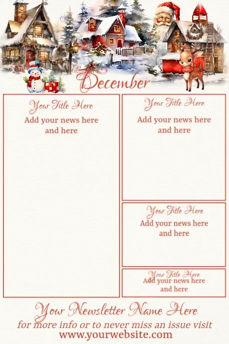 Copy of December Newsletter by Paula | PosterMyWall