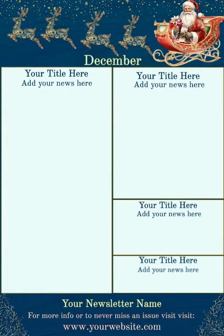 Copy of December Newsletter by Paula | PosterMyWall