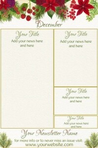 December Newsletter by Paula Template | PosterMyWall