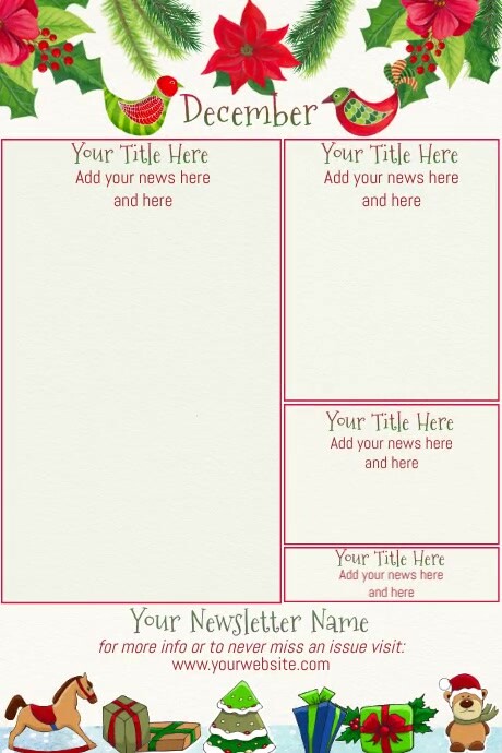 December Newsletter Humar Copy of December Newsletter by Paula | PosterMyWall