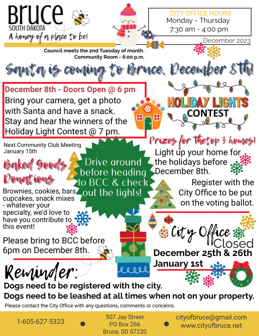 December Newsletter Intro December Newsletter Template | PosterMyWall