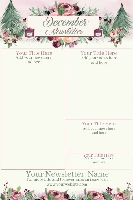 December Newsletter Humar Copy of December Newsletter by Paula | PosterMyWall