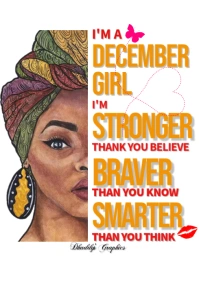 December t-shirt design template A1