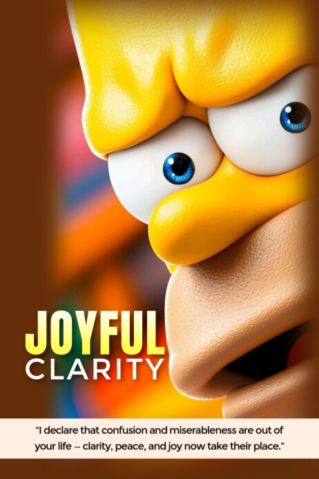 Declaration Poster template