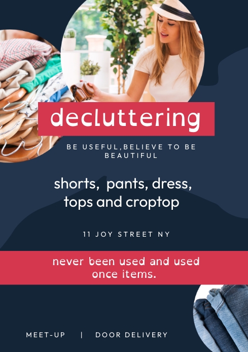Decluttering Template | PosterMyWall