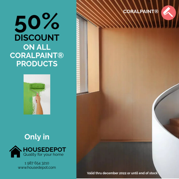 Decoration products sale ad template | PosterMyWall