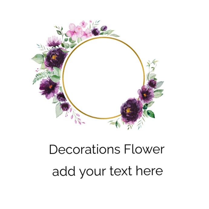 Decorations flower Template | PosterMyWall
