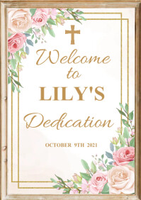 Dedication Flyers A1 template