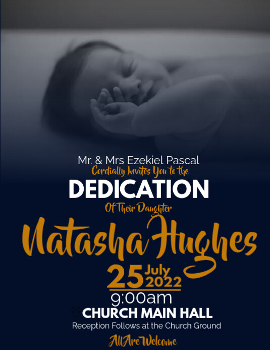 dedication post (1) ใบปลิว (US Letter) template