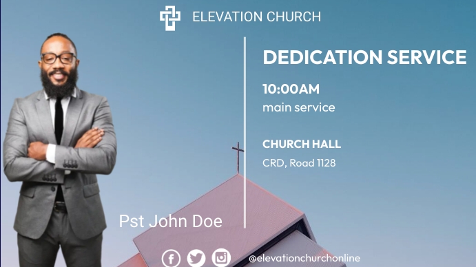 Copy of DEDICATION SERVICE (1) | PosterMyWall
