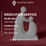 Dedication Driver Service DEDICATION SERVICE (1) Template | PosterMyWall