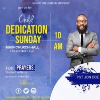 Dedication Sunday Template | PosterMyWall