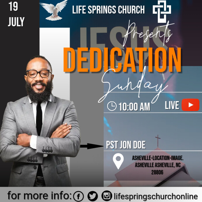 DEDIDACTION SERVICE (1) Template | PosterMyWall