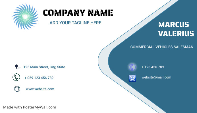 simple generic business card