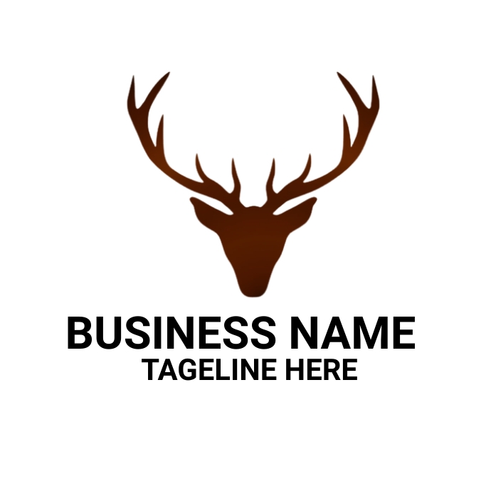 deer logo, retro vintge mountain  logo,stunni template