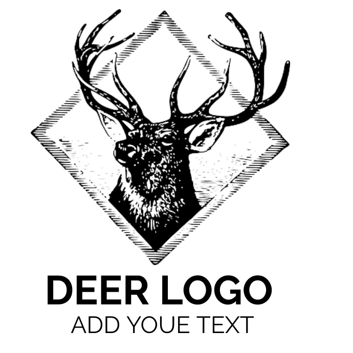 DEER LOGO Template PosterMyWall