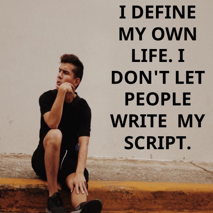 DEFINE AND SCRIPT QUOTE TEMPLATE | PosterMyWall