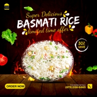 Advertising Basmati Rice Basmati Rice Offer Template | PosterMyWall