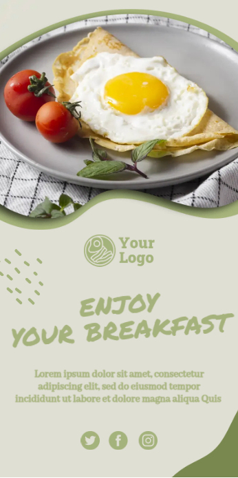 Copy of Delicious Breakfast Ads | PosterMyWall