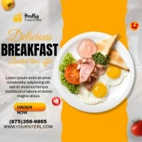 Delicious Breakfast Offer Post Instagram template