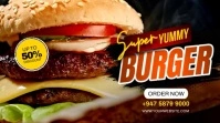 delicious burger Digital Display (16:9) template