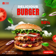 Burger Menu Template | PosterMyWall