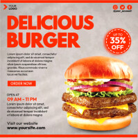 Burger Menu Template | PosterMyWall