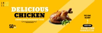 Delicious Chicken Bannière 2' × 6' template