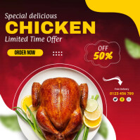 Chicken Menu Ads Template | PosterMyWall