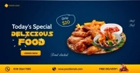 Delicious Food Facebook Shared Image template