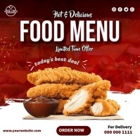 Food Menu Ads Template | PosterMyWall