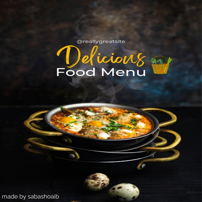Delicute Menu Plantilla de Delicious food menu | PosterMyWall