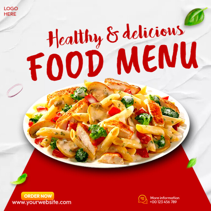 Delicute Menu Copy of Delicious Food Menu | PosterMyWall