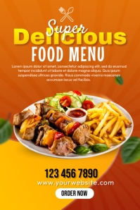 Delicious Menu Template | PosterMyWall