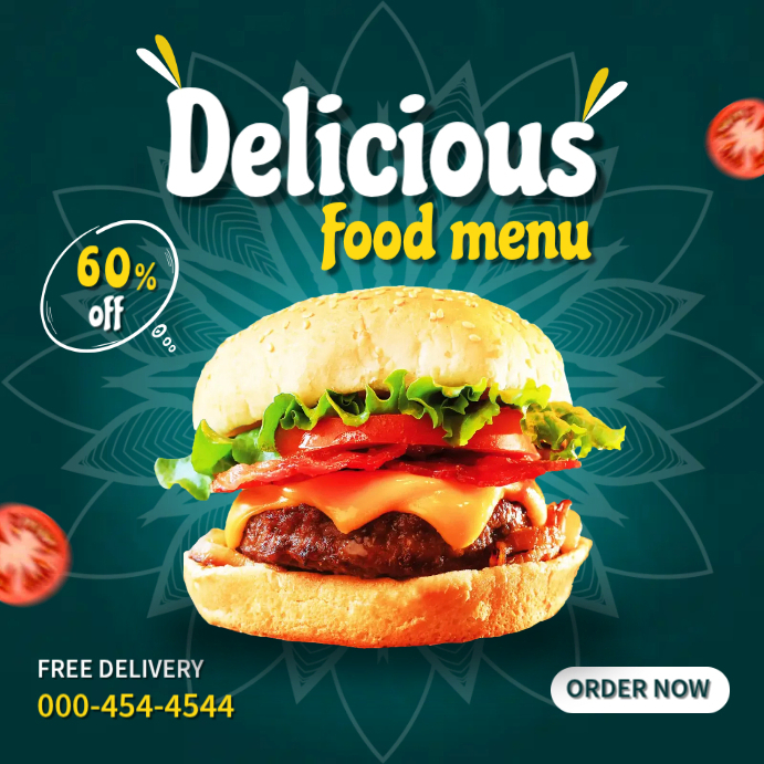 Copy of Delicious Food Menu | PosterMyWall