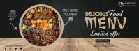 Delicious Food Menu Facebook Cover template