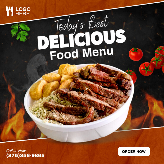 Plantilla de Delicious Food Menu Offer | PosterMyWall