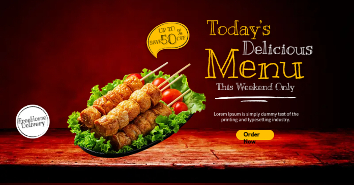 Menu Ad Example Delicious Menu Ads Template | PosterMyWall